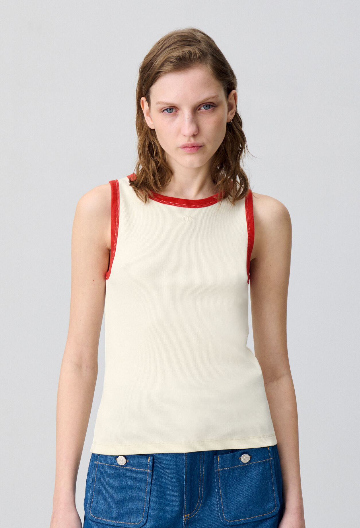 Contrast Tank Top