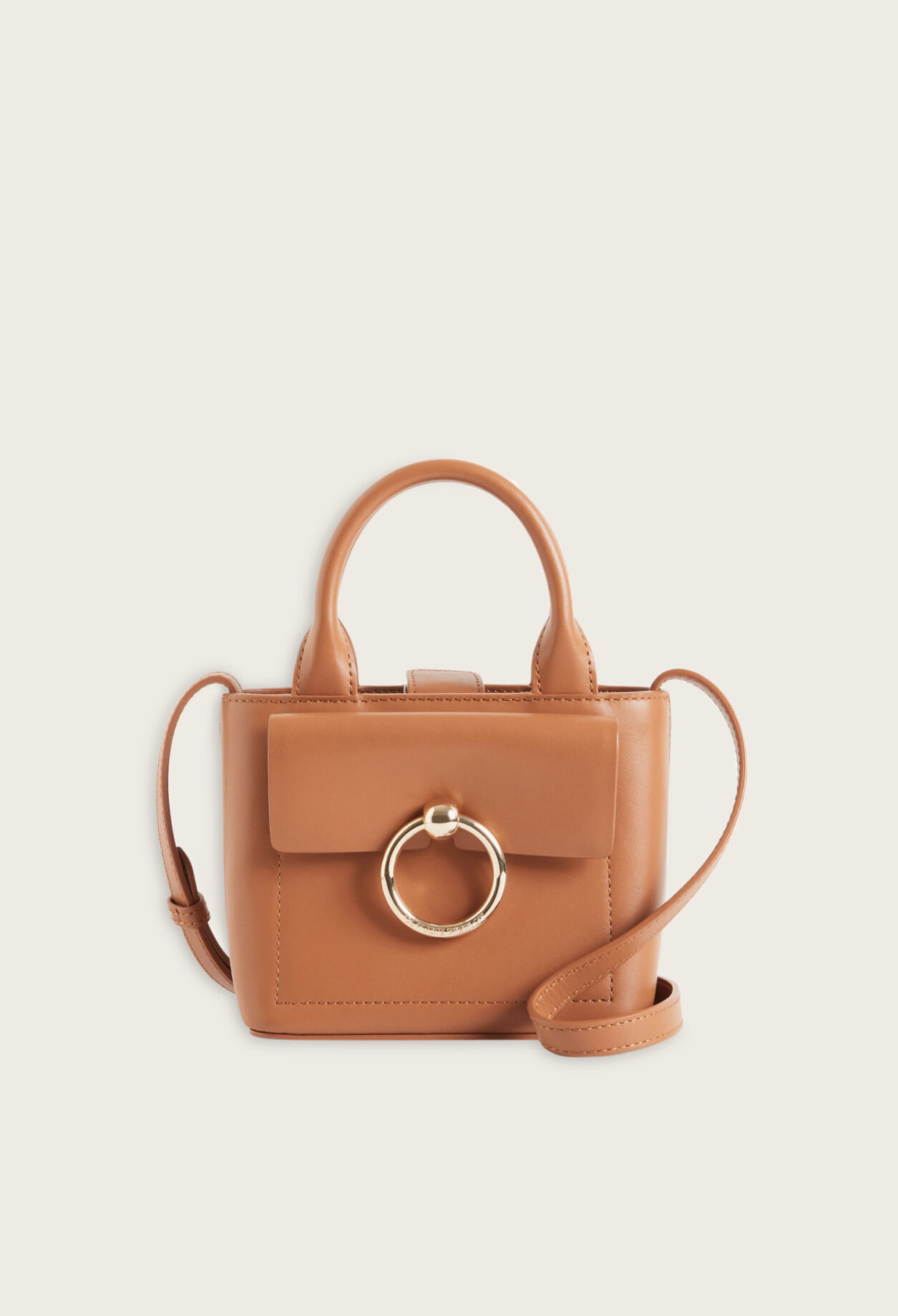 Anouck caramel leather mini bag