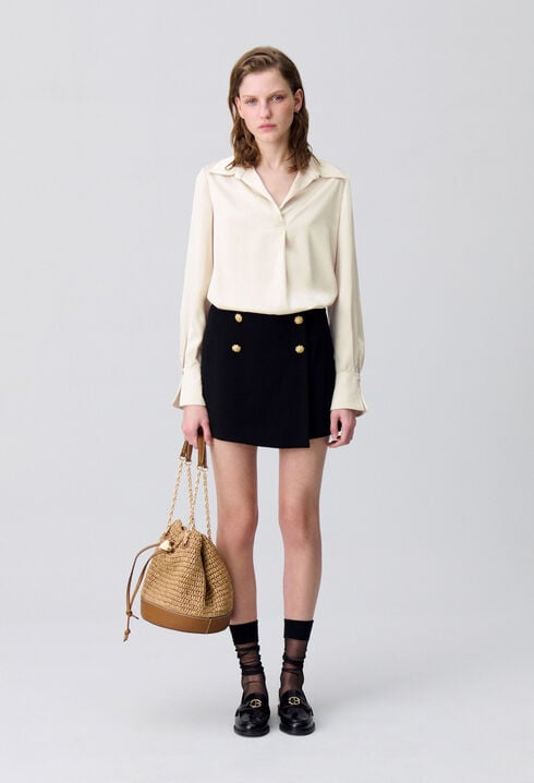 Floaty pleated blouse