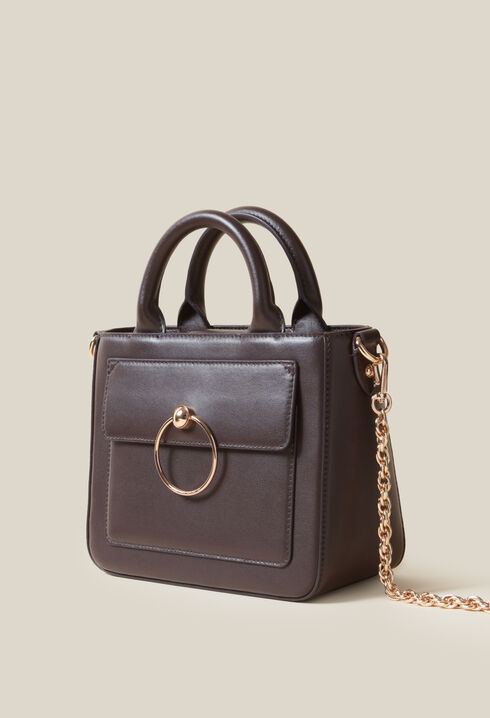 Sac Anouck cuir lisse chaîne