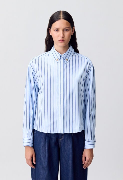 Chemise oversize rayures