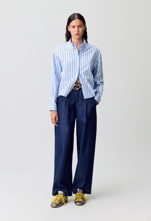 Chemise oversize rayures