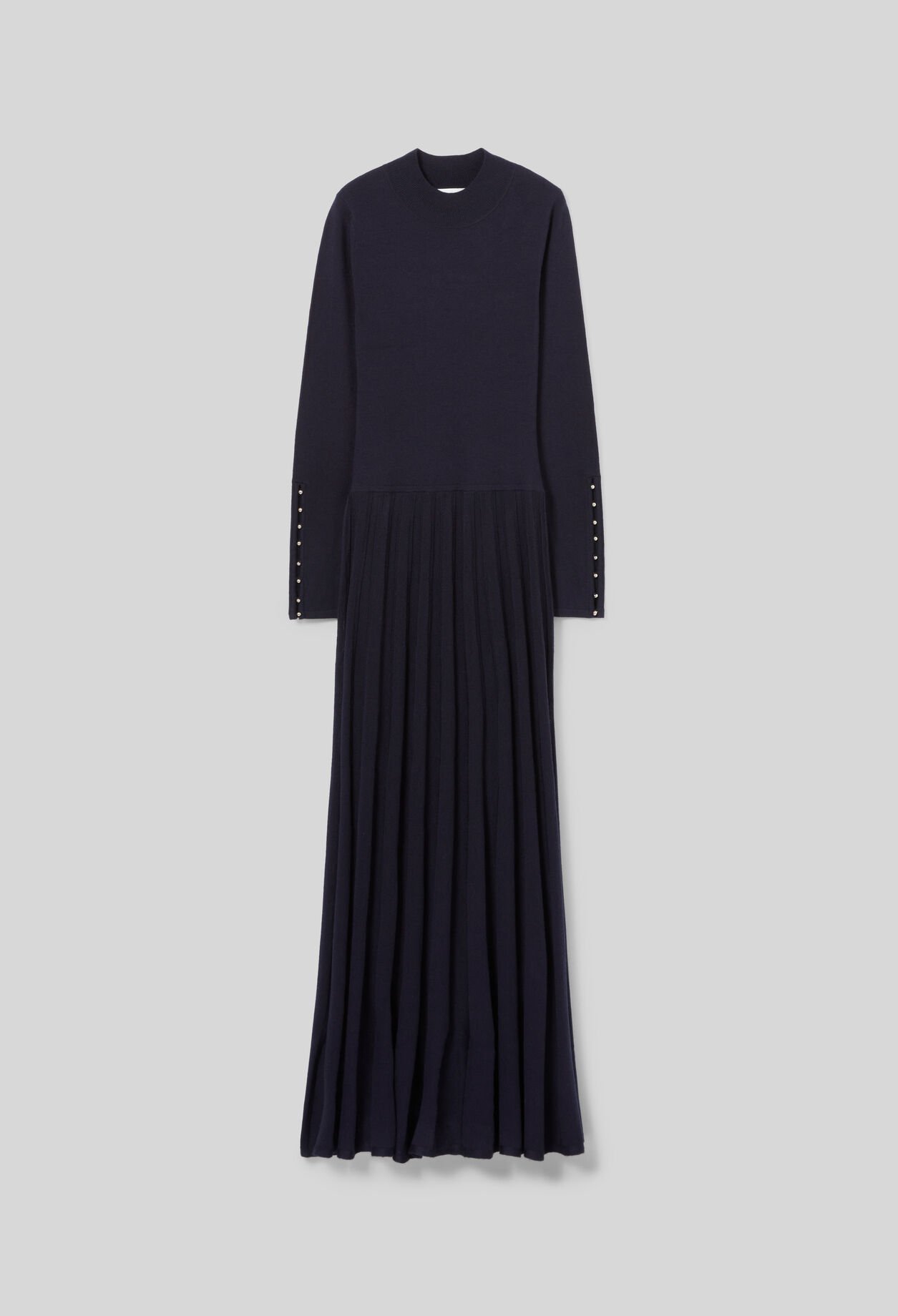 Robe longue maille col