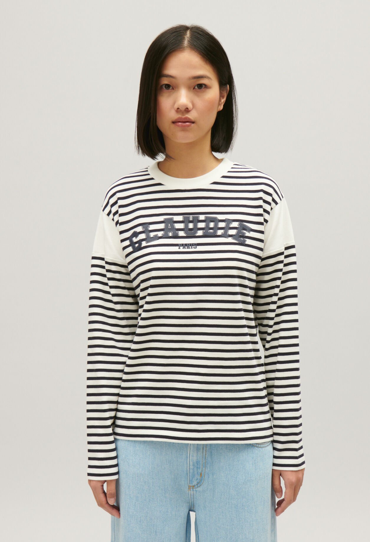 T-shirt Claudie bicolore 