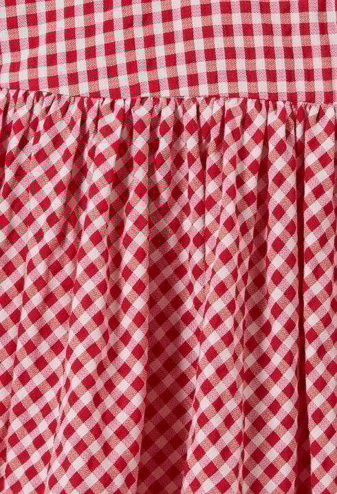 Jupe courte carreaux vichy