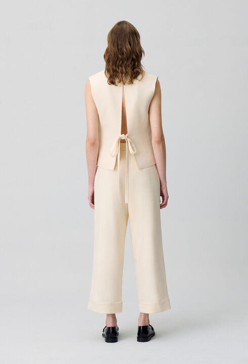Veste de tailleur sans manches