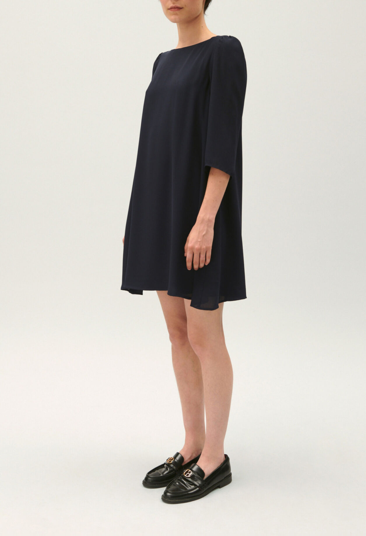 White rififi dress