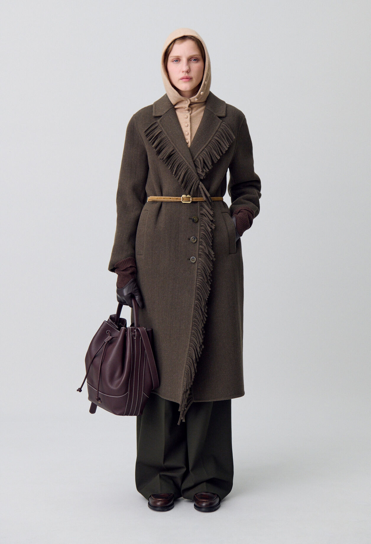 Fringed Long Coat