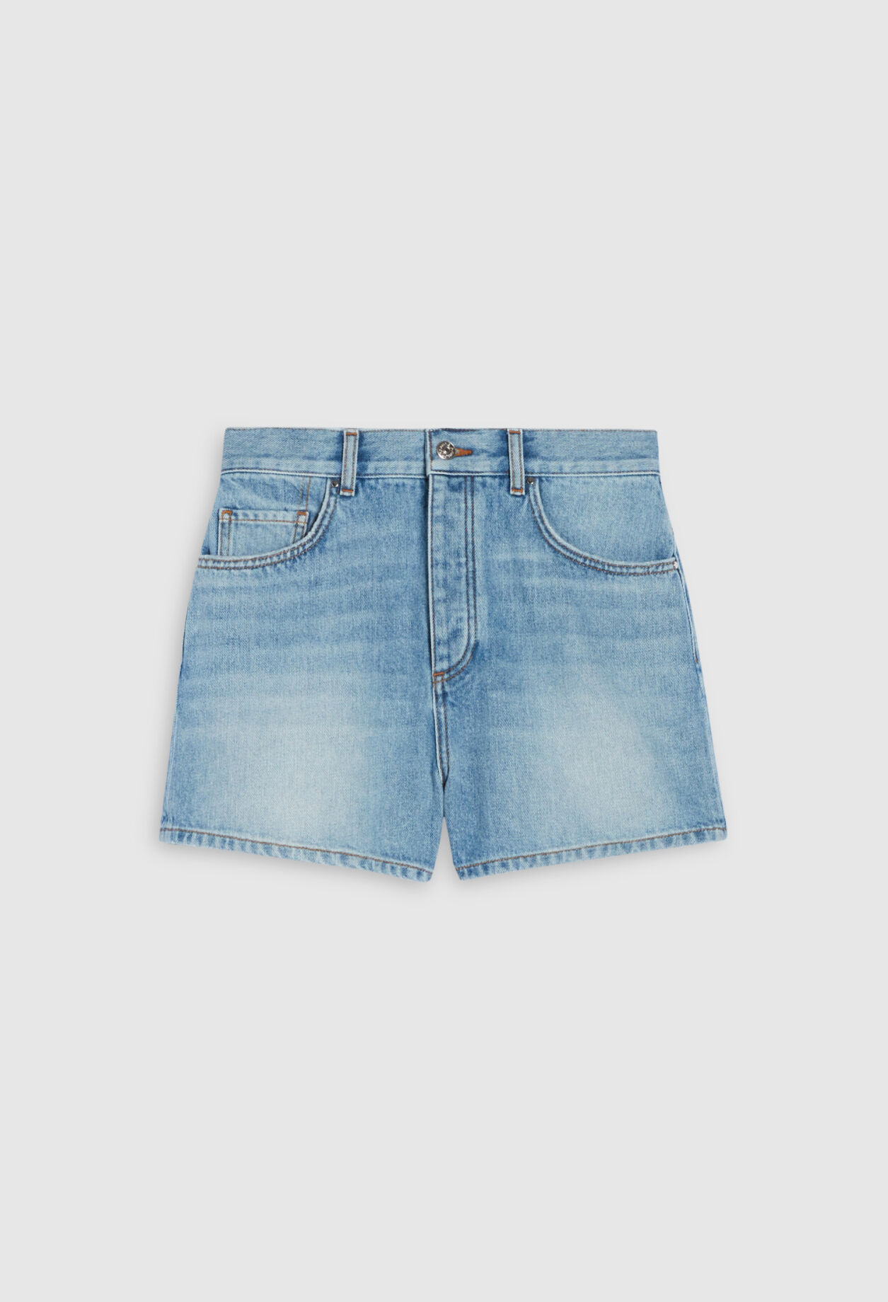 Short jean bleu