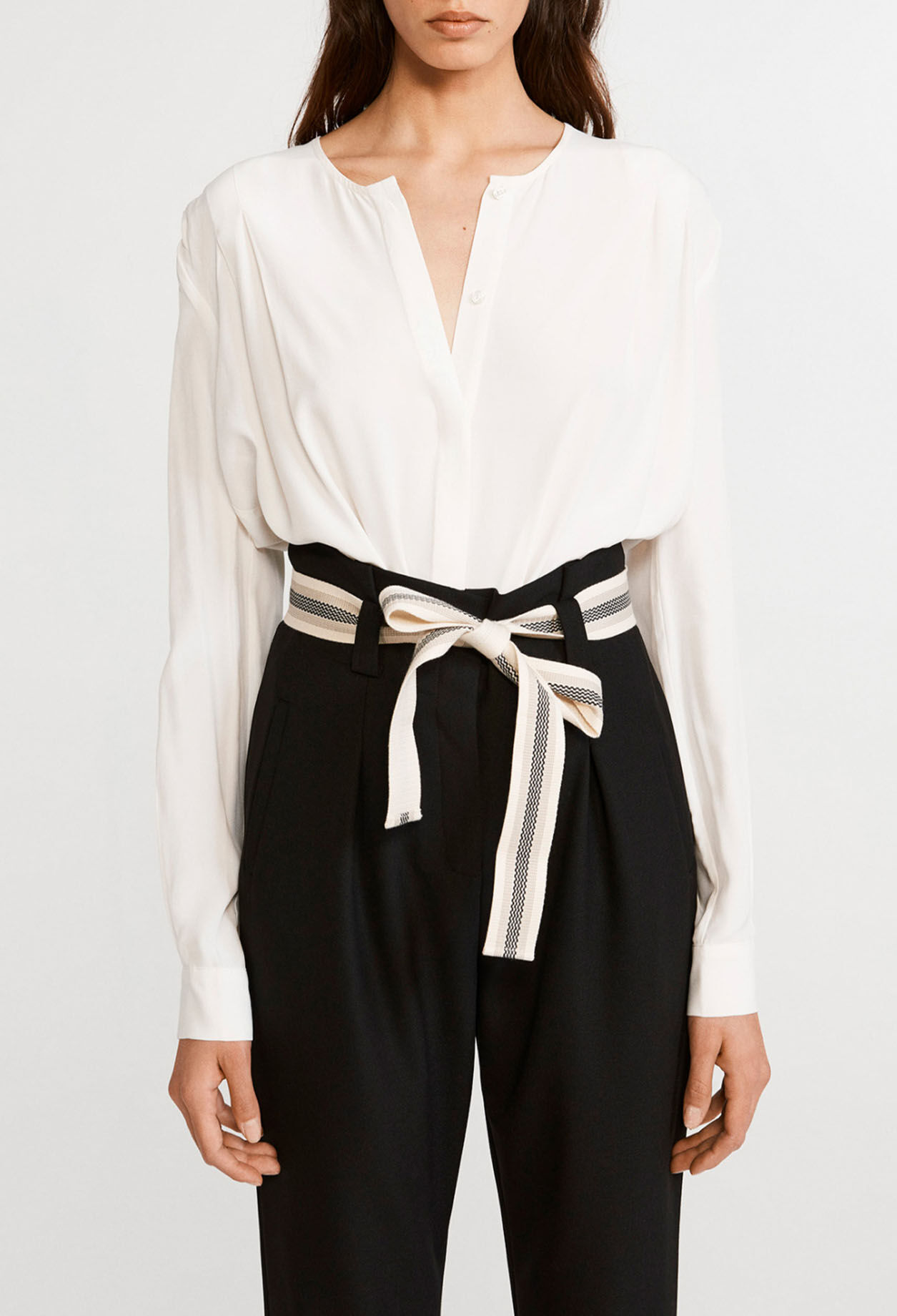 Straight blouse