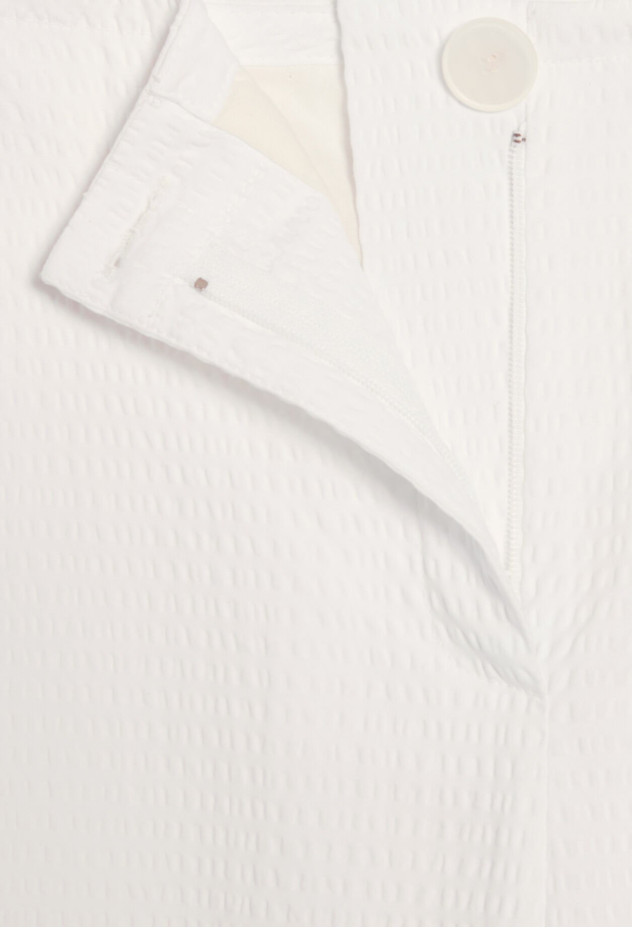 White cargo trousers