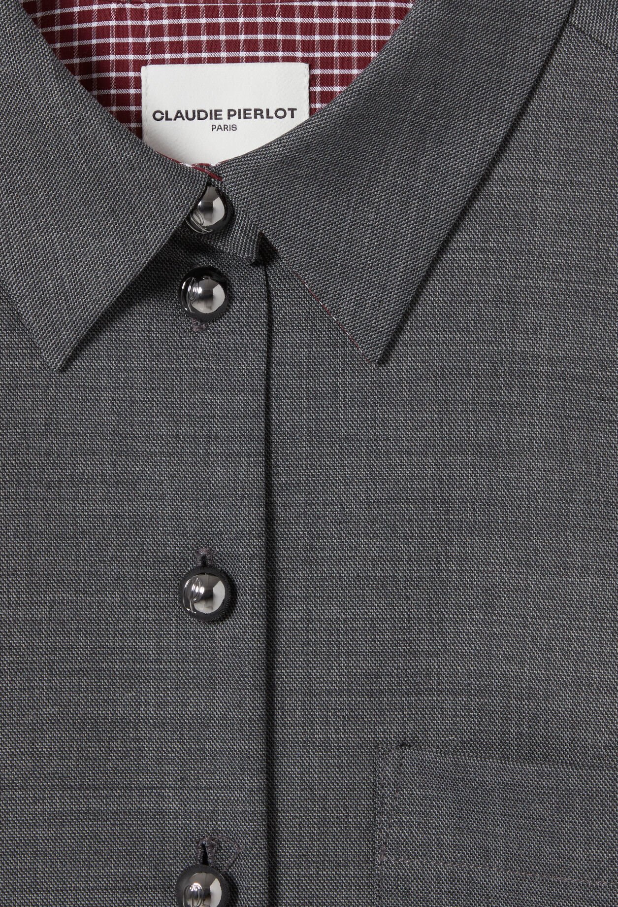 Robe courte plissée