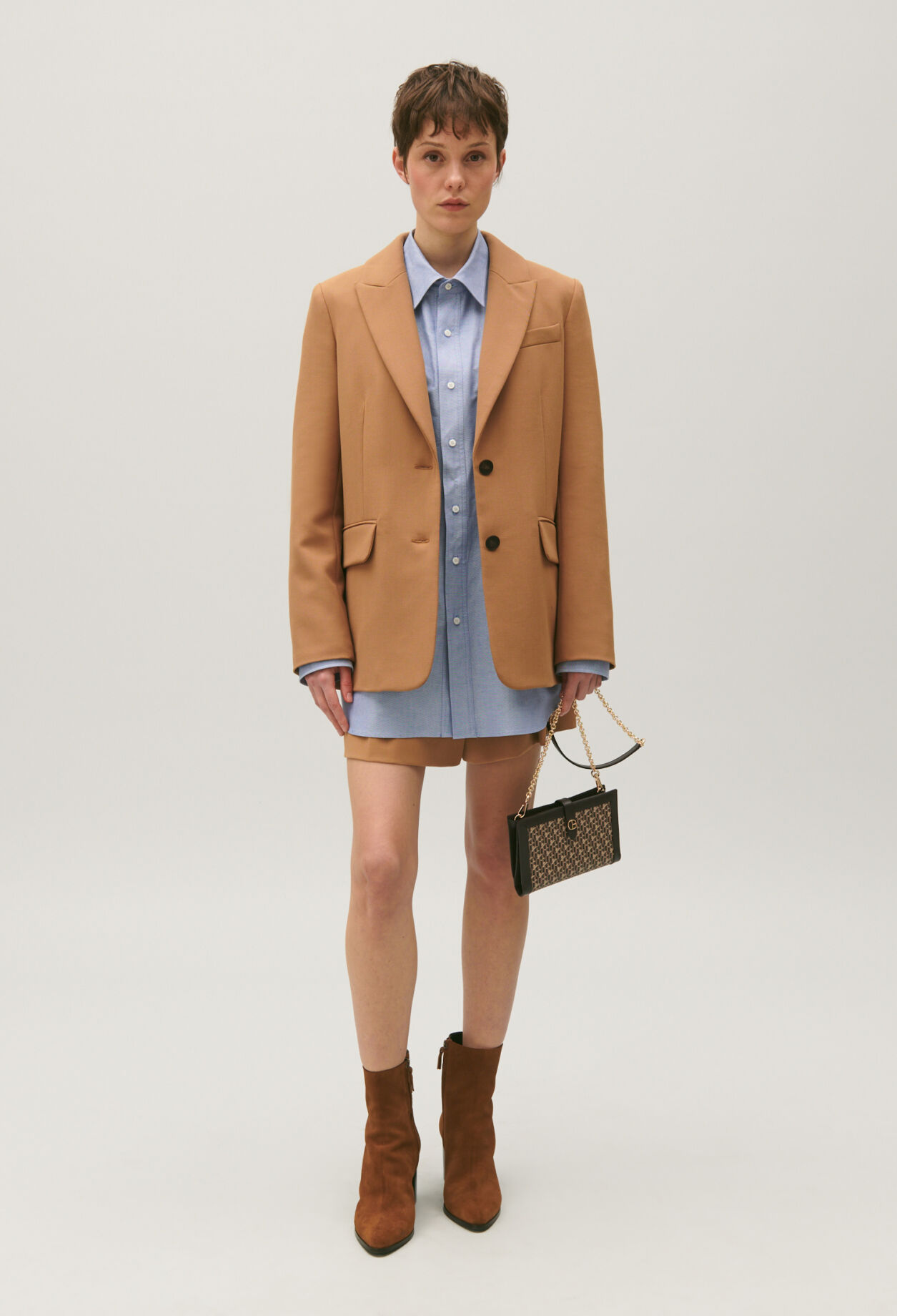 Veste tailleur camel discount