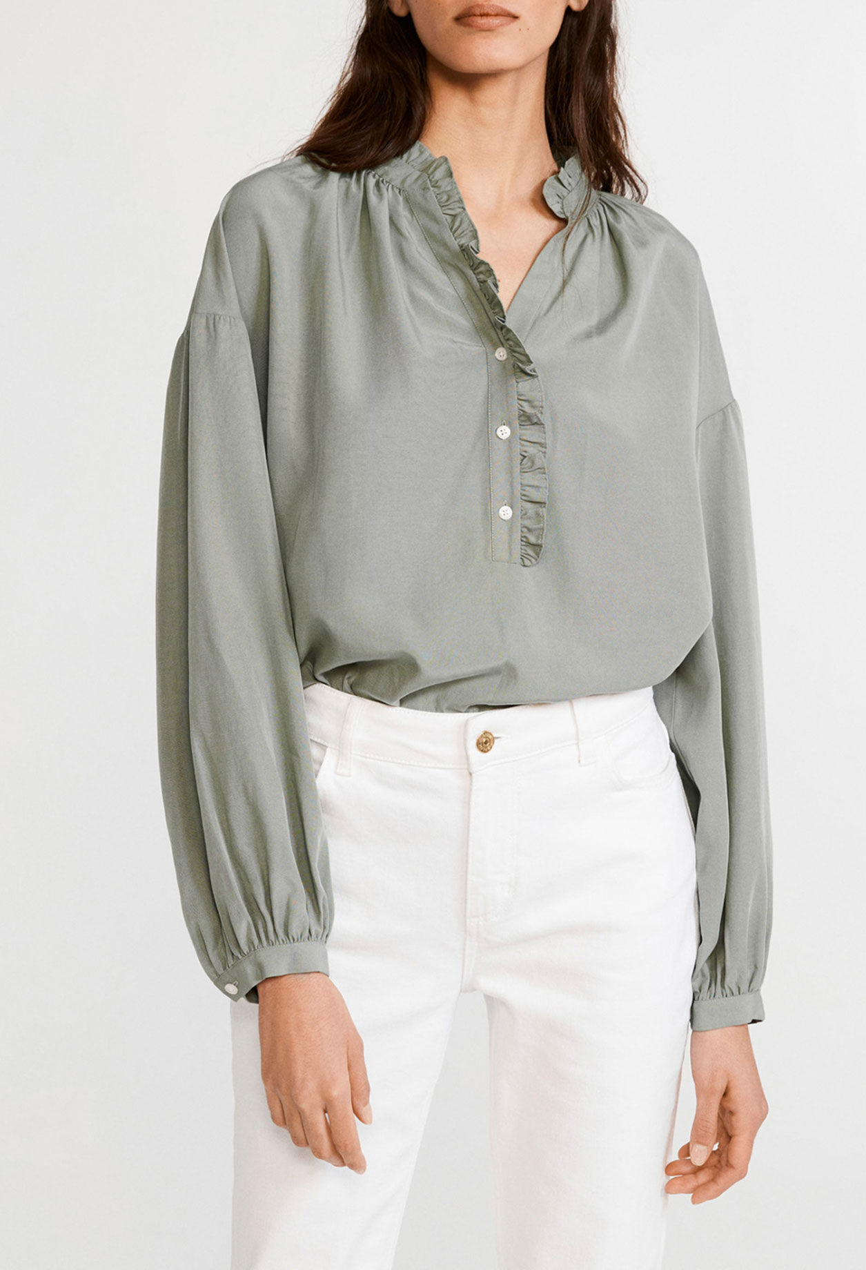 Flared blouse