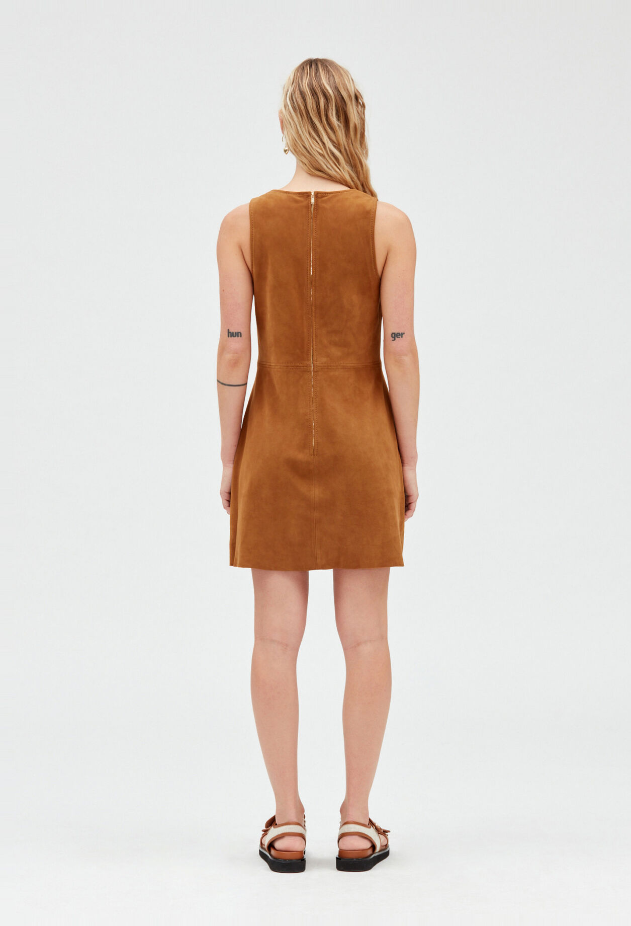 Suede dress