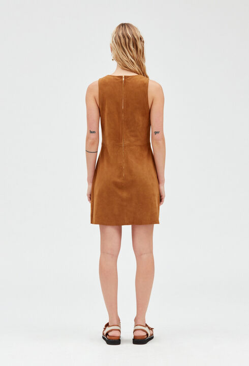 Suede dress