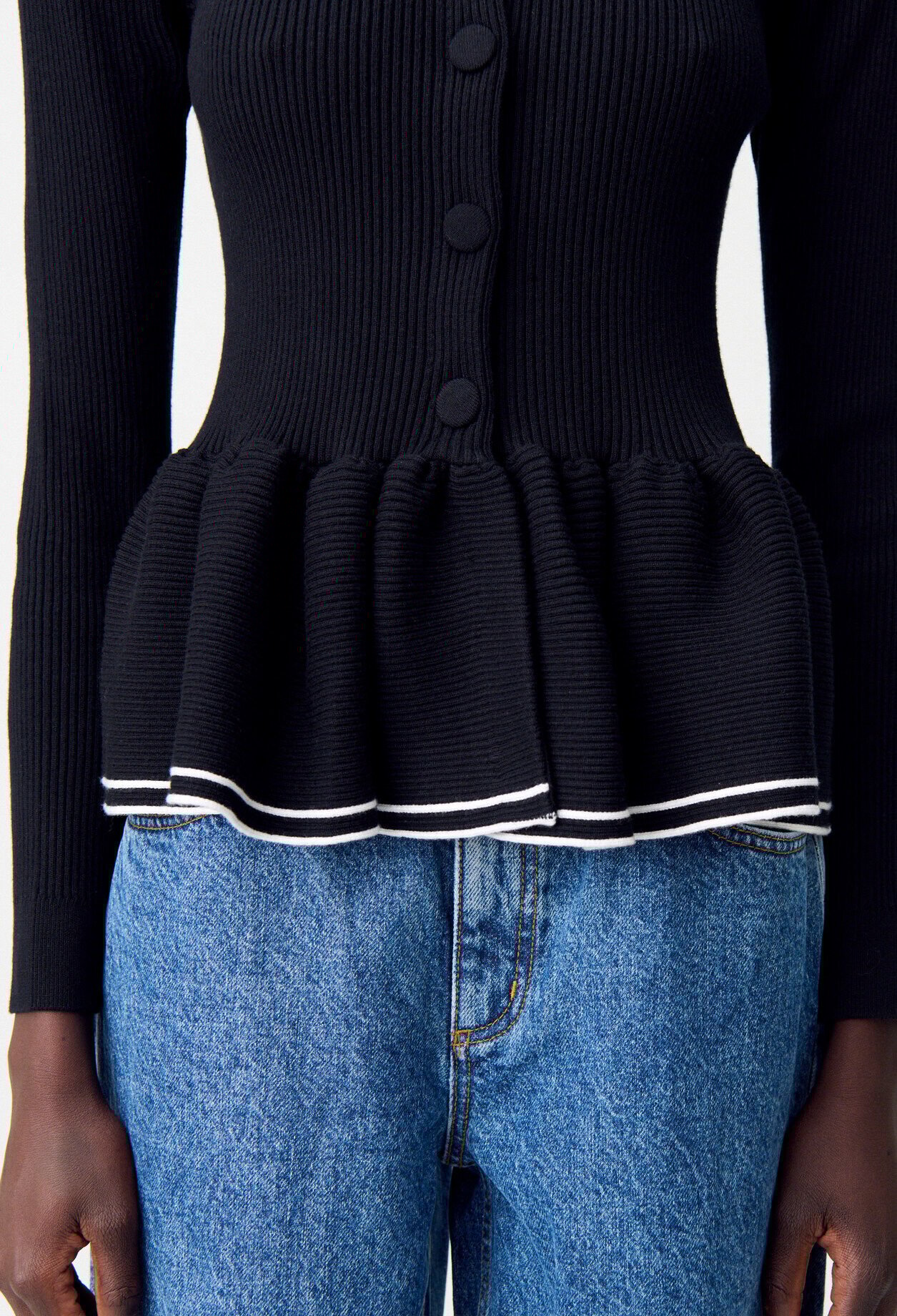 Cardigan maille cintré