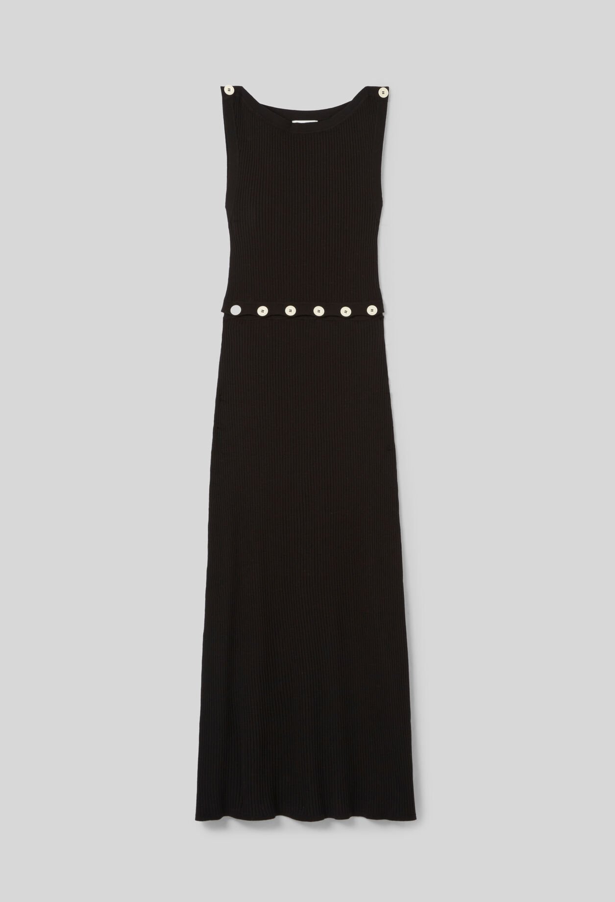 Robe mi-longue en maille
