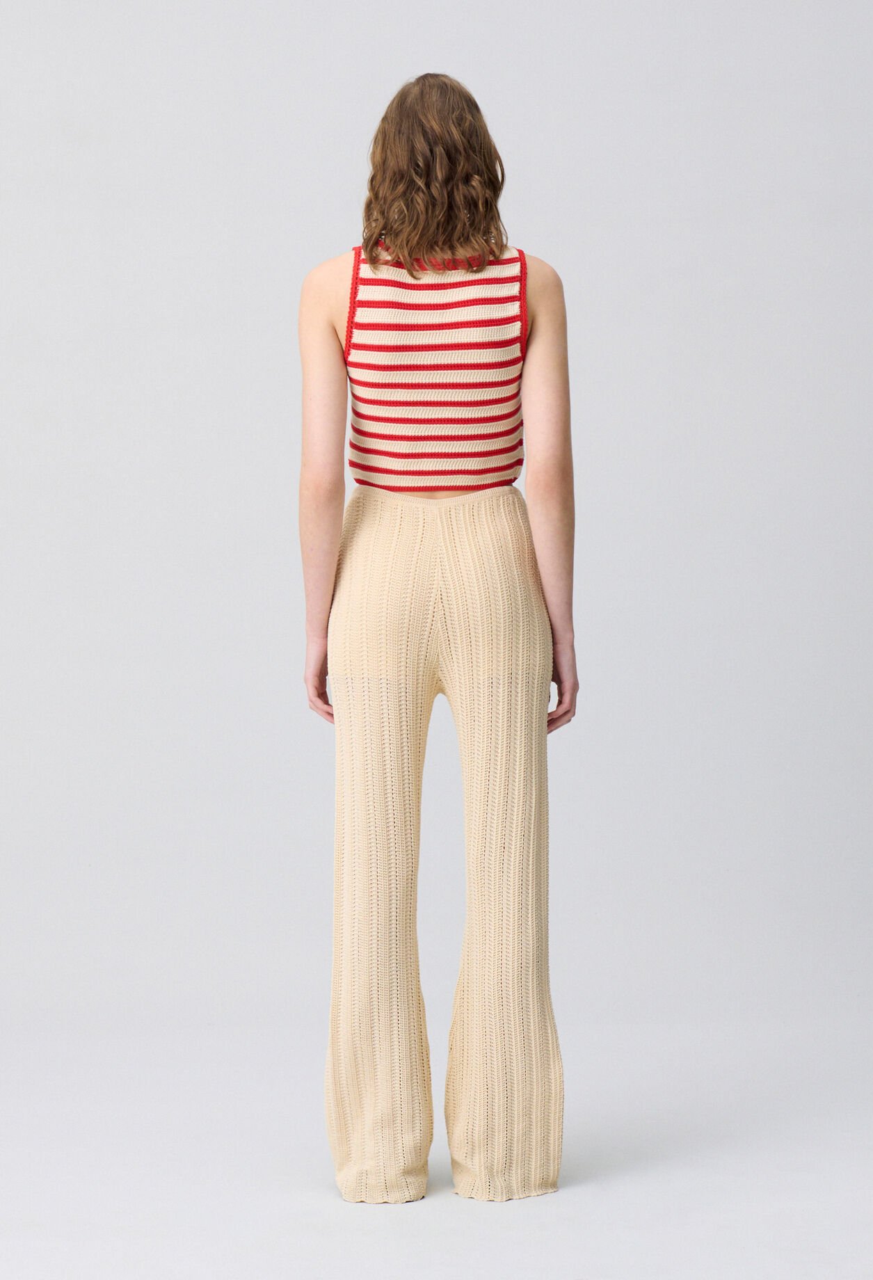 Pantalon fluide crochet