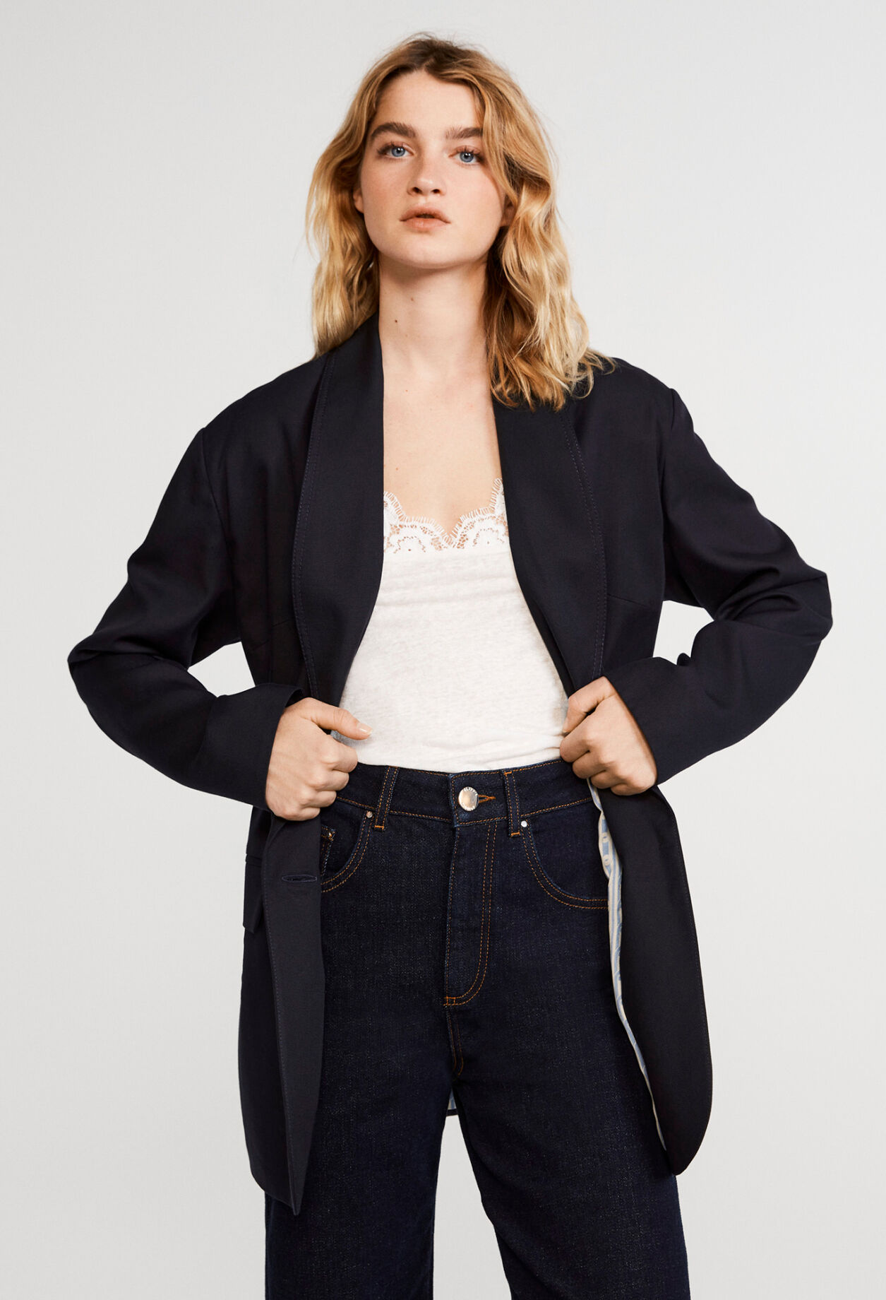 Belted jacket