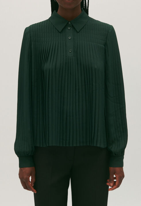 Chemisier plissé