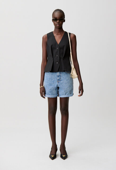 Gilet costume sans manche