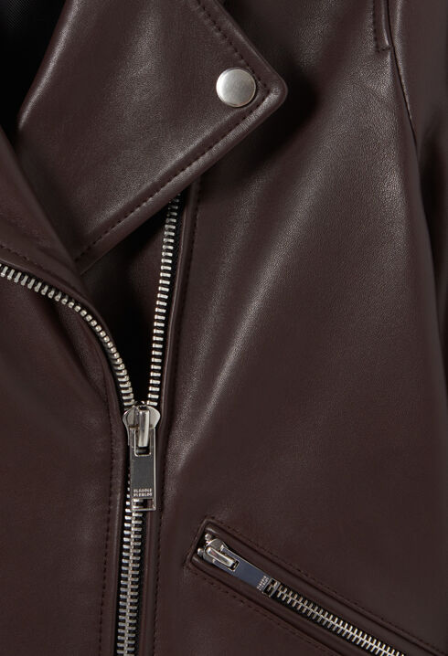 Smooth leather jacket 