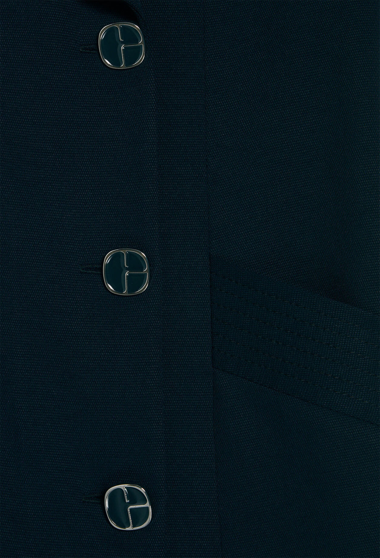 Navy wrap dress