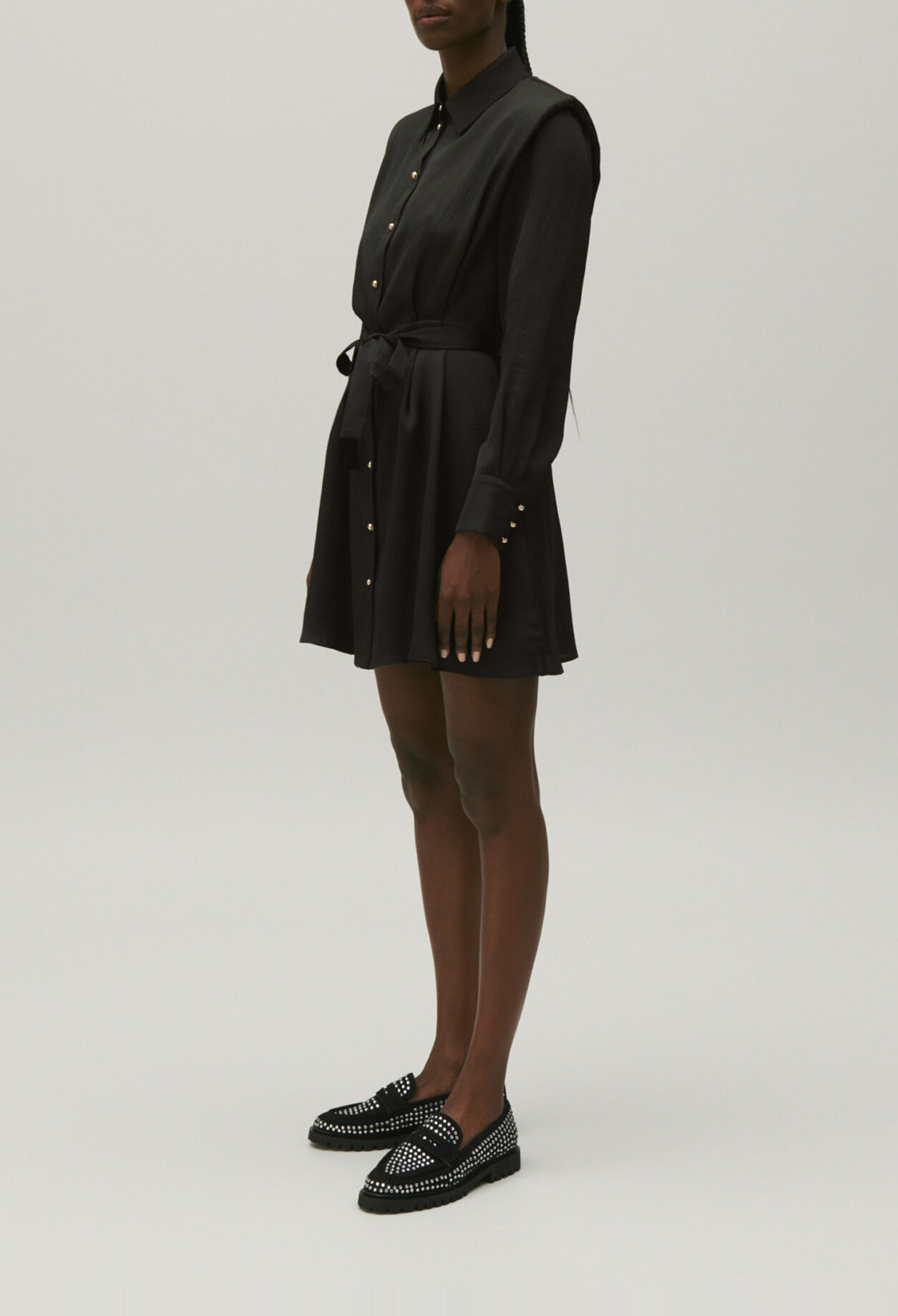 Robe chemise cintrée