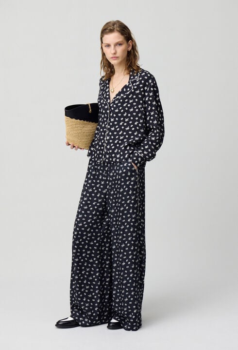 Chemise fluide courte
