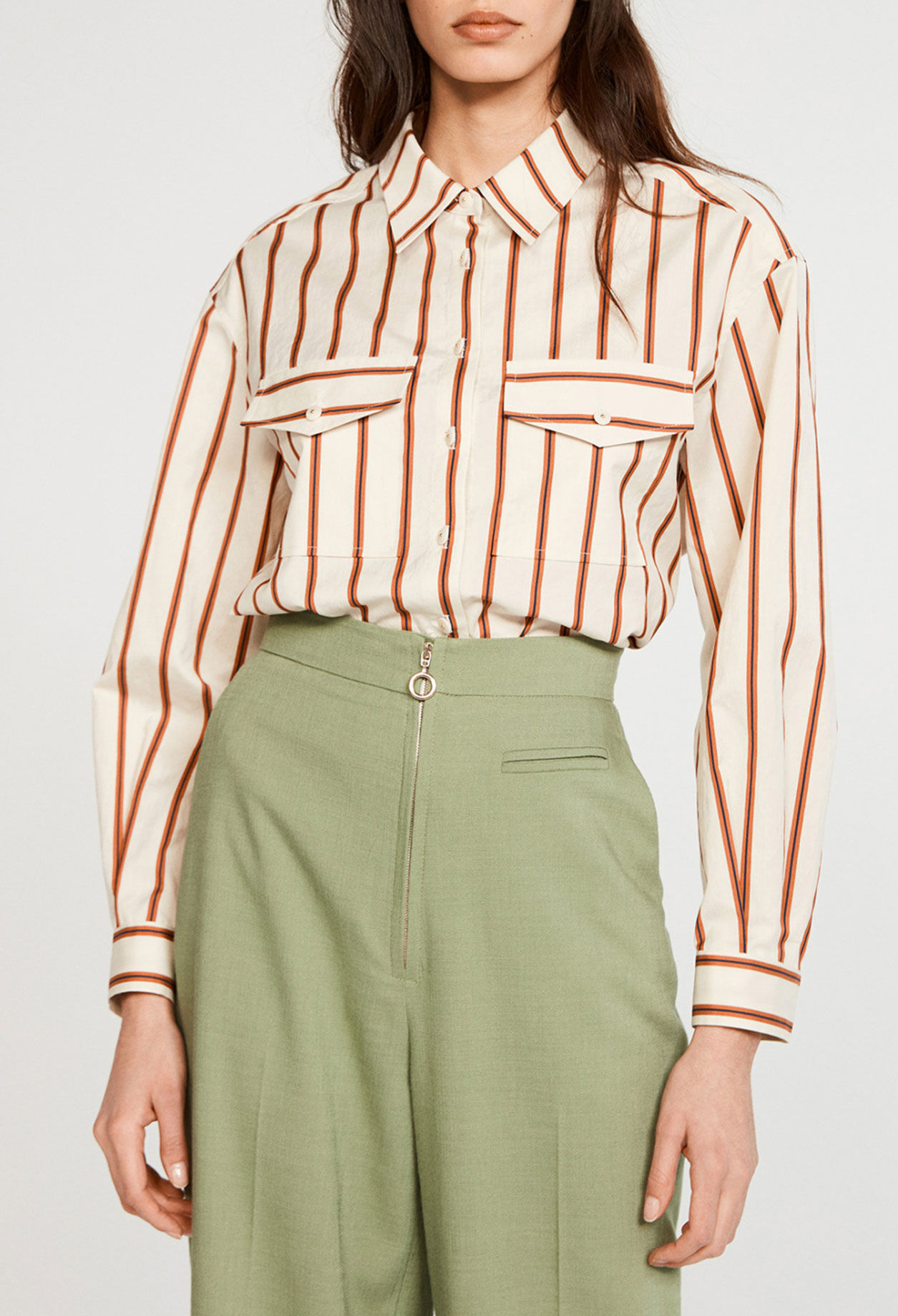Flared shirt