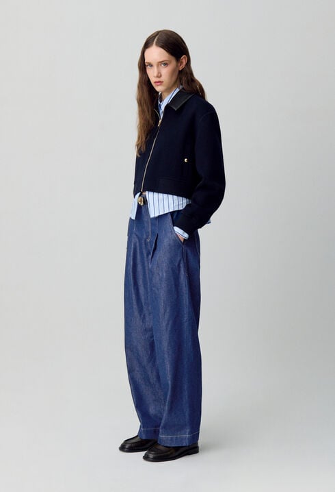 Jean denim brut droit