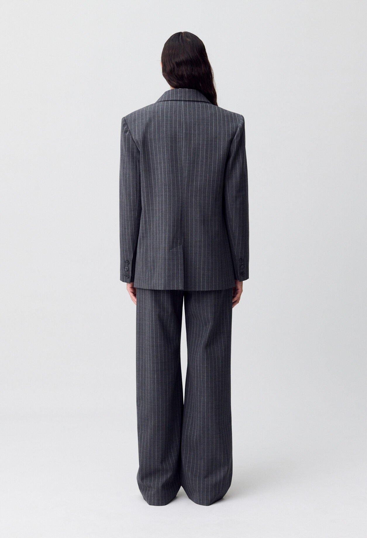 Veste tailleur rayée