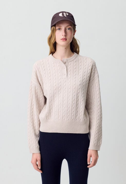 Pull col claudine