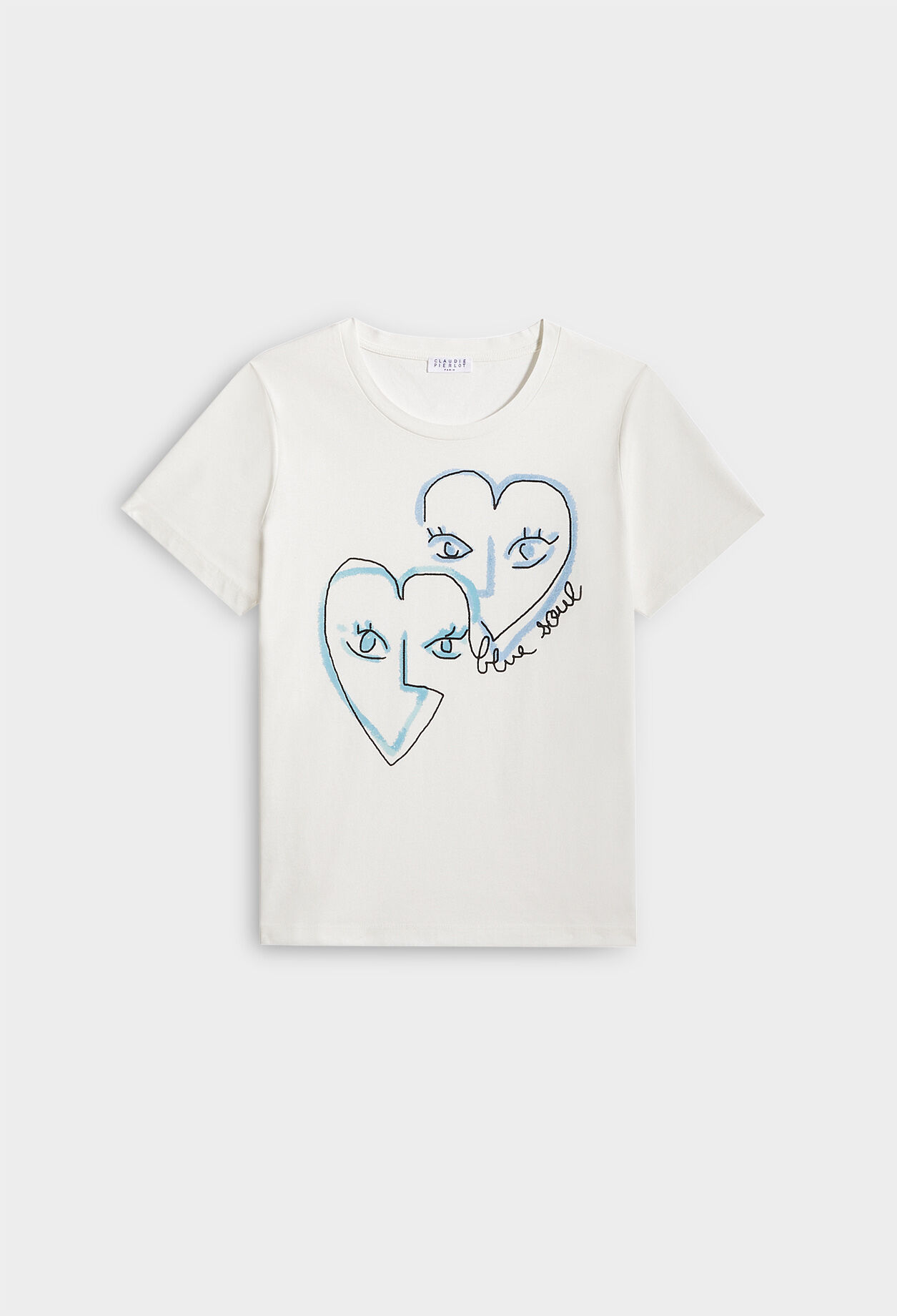 T-shirt sérigraphié en coton biologique