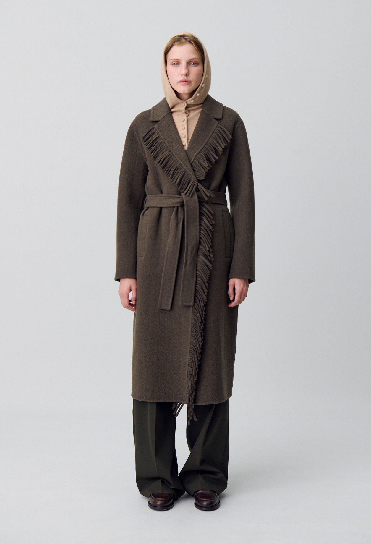 Fringed Long Coat