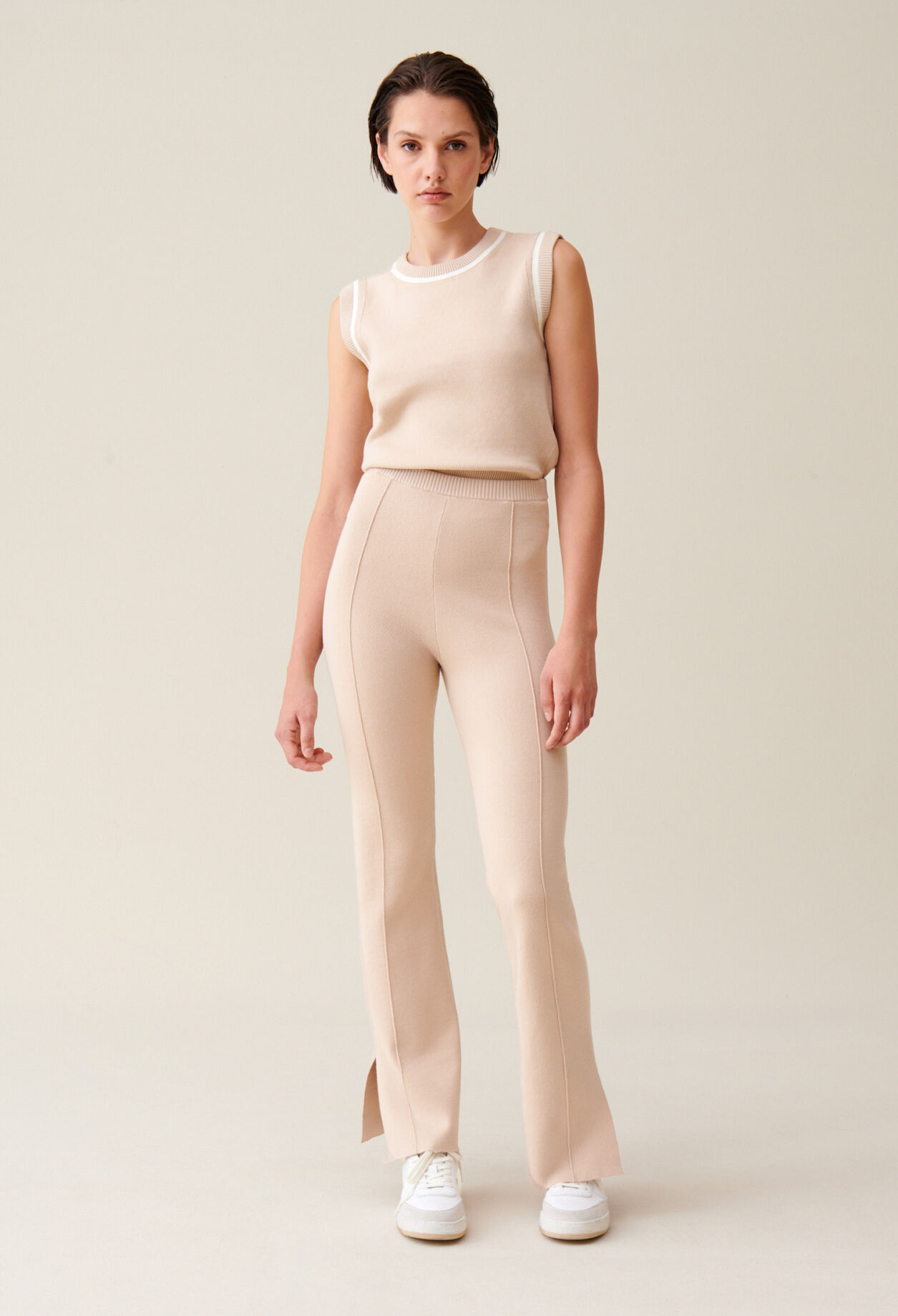 Pantalon droit fentes cheville pour femme Claudie Pierlot