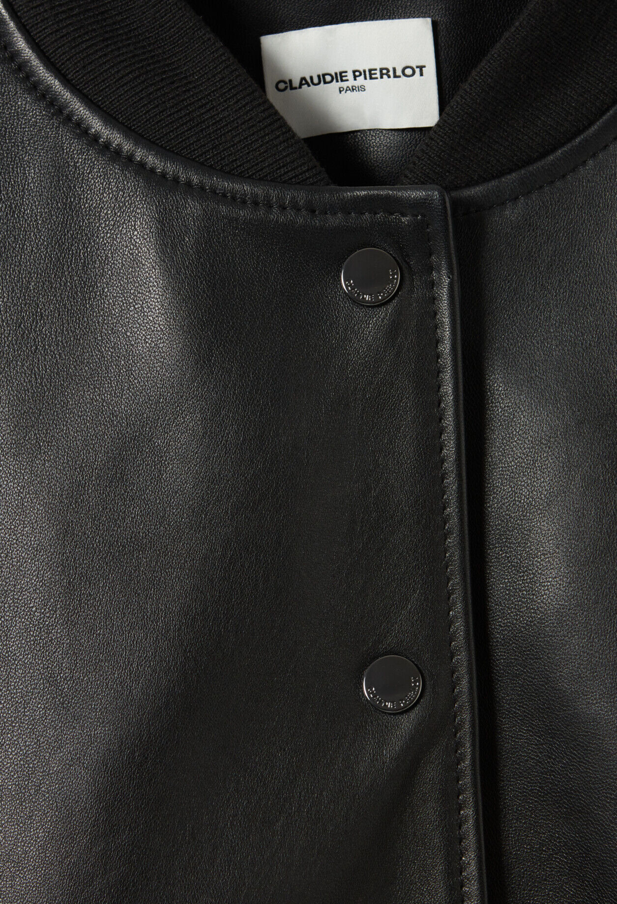 Jean Toto Leather Bomber