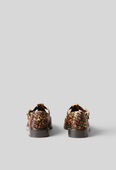 Leopard Leather Baby Shoes