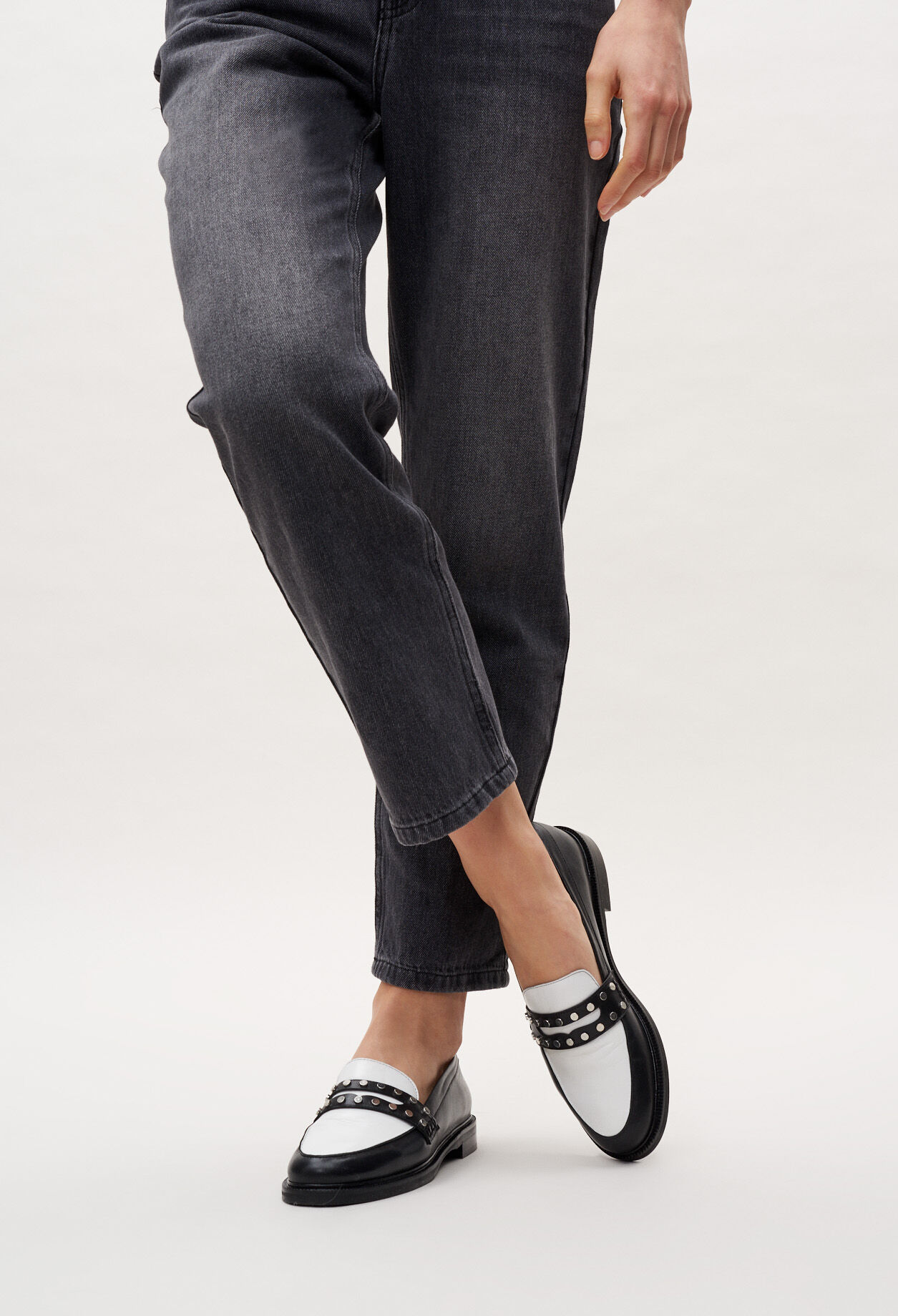 Mocassin clouté