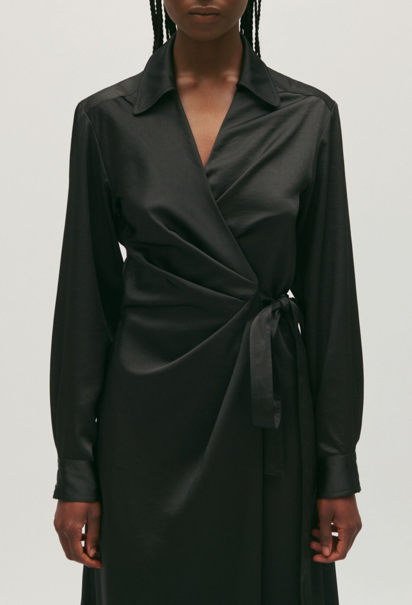 Robe midi portefeuille on sale