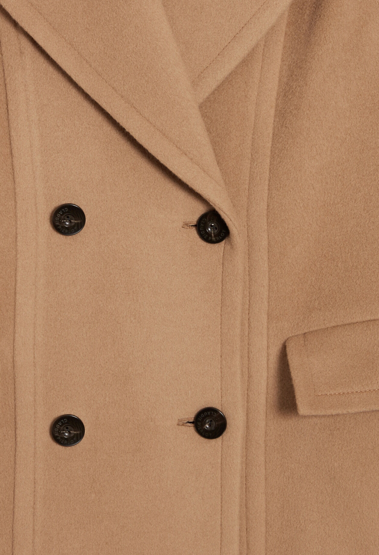 Manteau long croisé