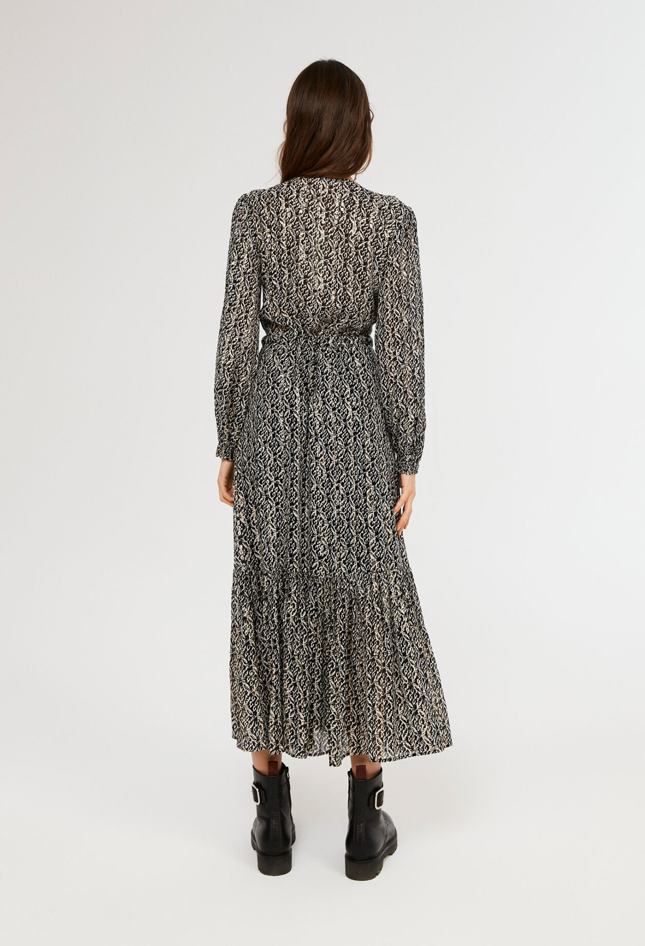 Printed midi dress