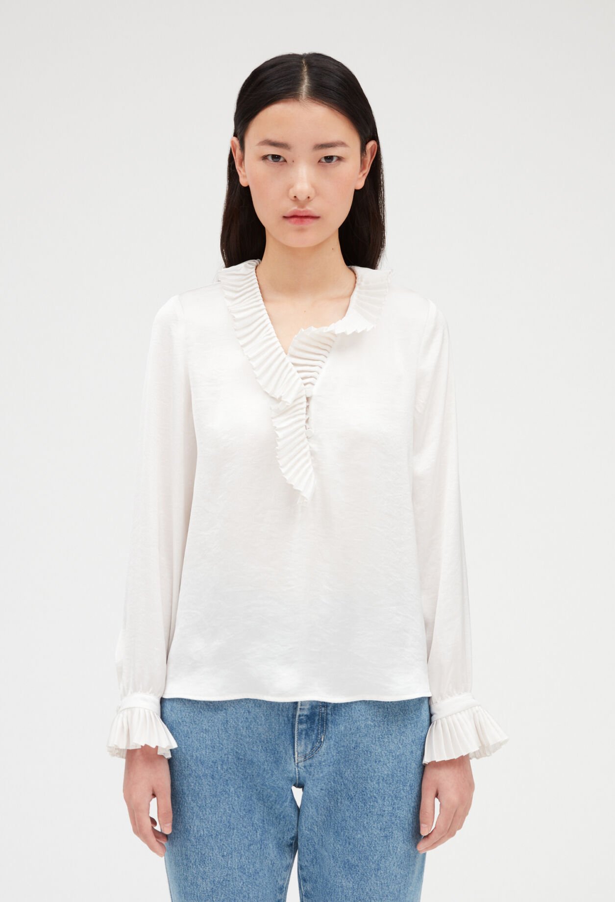 Ruffled blouse