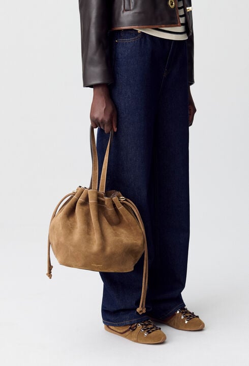 Sac Alban cuir suède