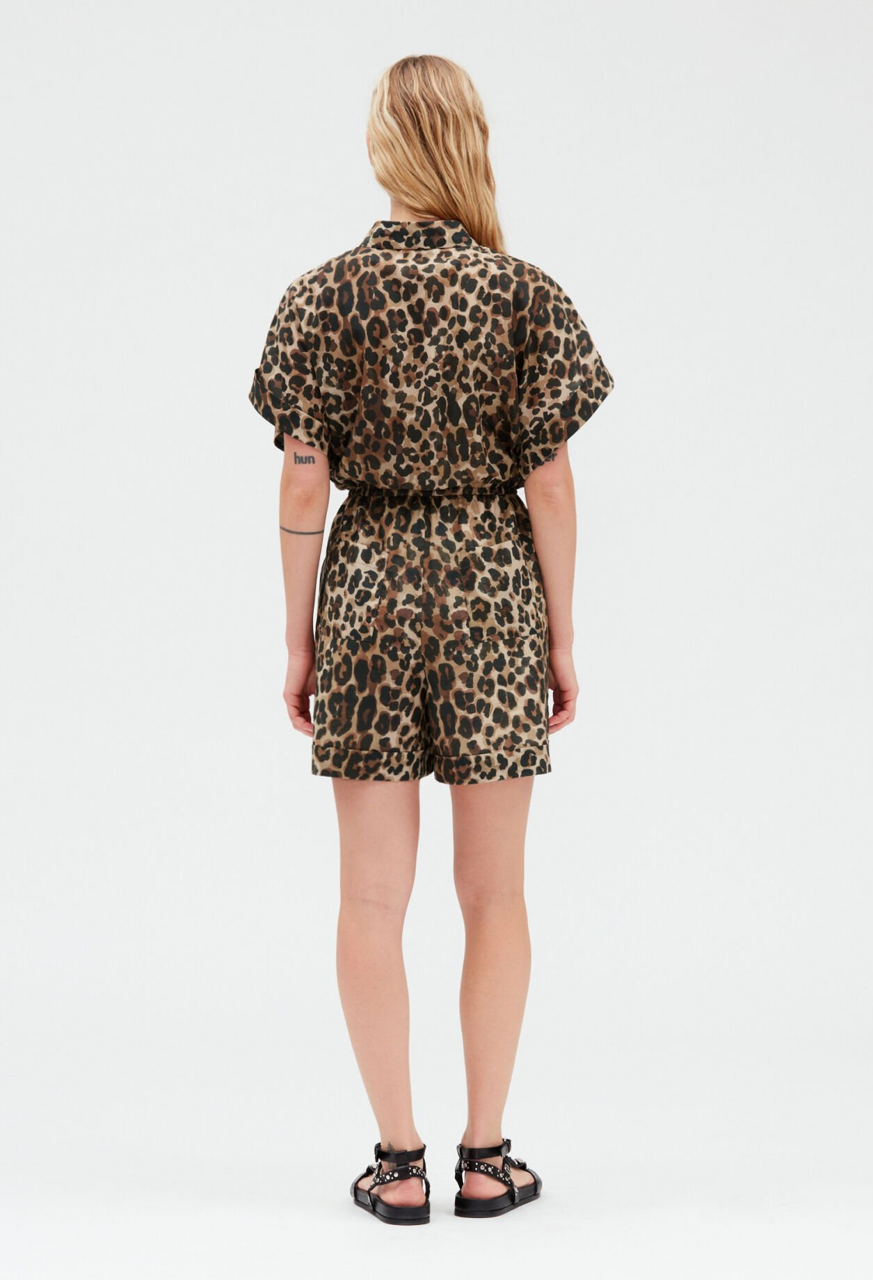 Leopard playsuit
