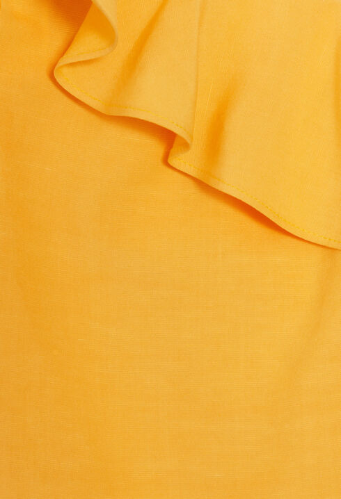 Top asymétrique jaune