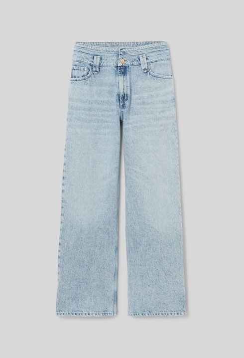 Jean denim droit