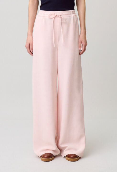 String wide-leg trousers
