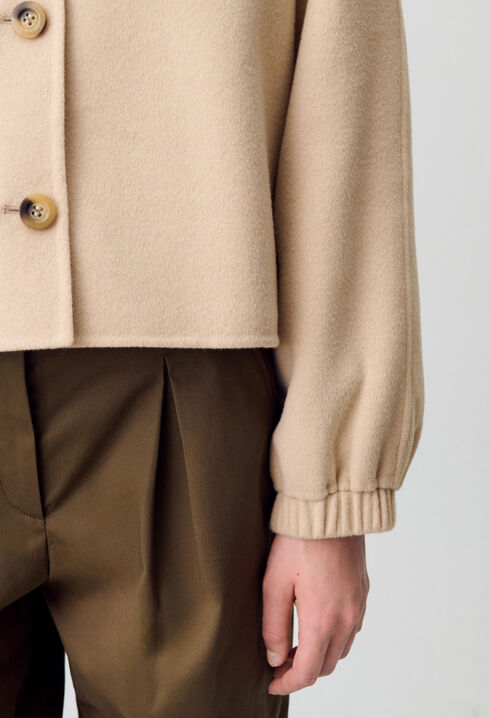 Veste courte col chemise